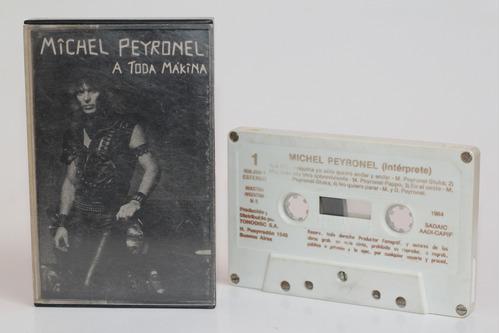 Cassette Michel Peyronel A Toda Mákina 1994 Riff