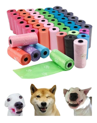 Imagen 1 de 4 de 30 Rollos De Bolsas Para Desechos Perro Repuestos Mascotas