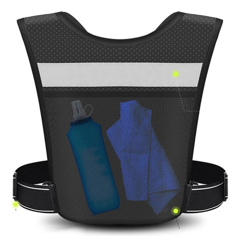 Chaleco Hidratación Running -reflectante - Unisex Ajustable