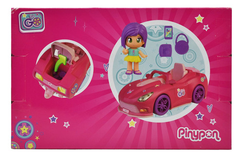 Pinypon Lets Go Pack 2 Vehiculos Para Muñecas Famosa Color Rosa