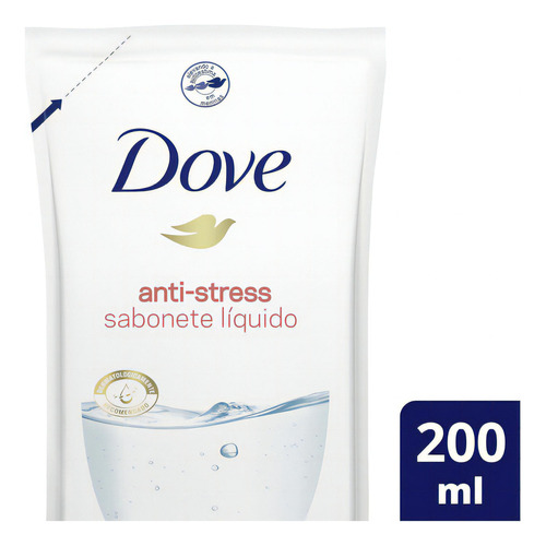 Sabonete líquido Dove Anti-Stress em líquido 200 ml