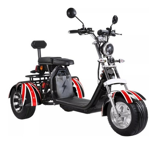 Imagen 4 de 15 de Moto Scooter Trimoto 3 Ruedas 2000w 20ah Autonomía 50km