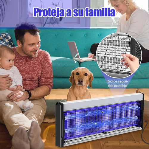 Lampara Mata Mosquitos 40w Eléctrica Uv Luz Repelente Atrapa