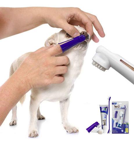 Juego De Cepillos De Dientes Para Mascotas Bad Breath, Cepil