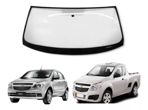 Vidro Porta Chevrolet Agile 2010 a 2015 Dianteiro Direito Passageiro Hatch  4 Portas Verde Plus Agc - 793729 - Autoglass