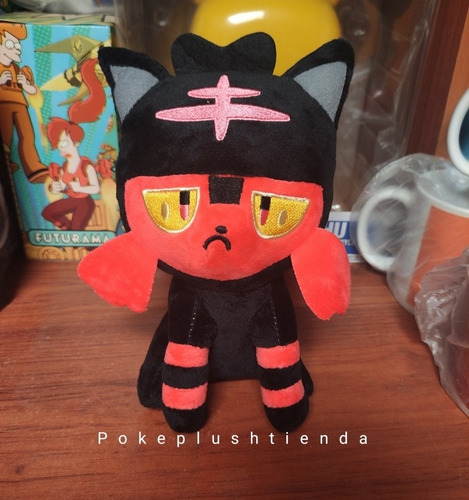 Imagen 2 de 3 de Litten Pokemon Peluche Nuevo