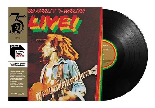 Imagen 1 de 1 de Bob Marley Live Vinilo Nuevo Remastered Lp Importado