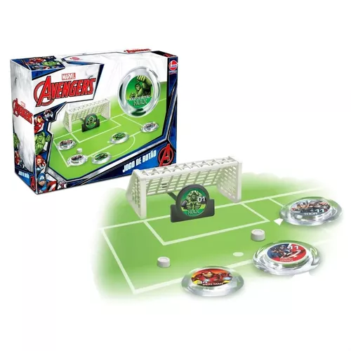 Jogo Infantil Futebol De Botão Sortido Avengers Meninos