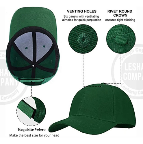 Gorras Acrílico Lisa Mayoreo Bordar Packs 8 10 12 15 20 25 Rojo 15 Piezas