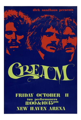 Lamina Para Enmarcar Cuadros Poster Cream Eric Clapton