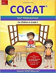 Cogat Test Prep Grade 5 Level 11: Gifted And Talented Test P