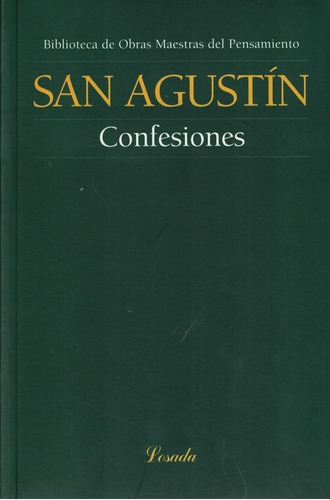 Confesiones-san Agustin De Hipona-losada