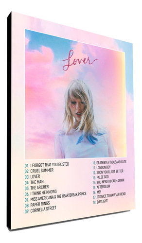 Cuadro Taylor Swift Lover Album 40x30 Cm