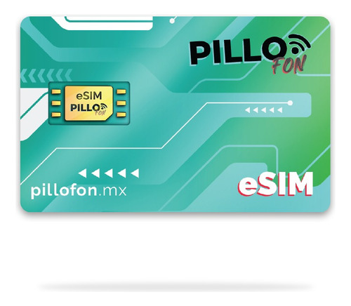 Pillofon Esim Virtual Recargable 10gb + Redes 7 Días Chip