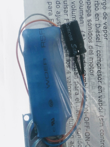 Imagen 2 de 5 de Nico Decoder Solo Sonid No Motor Diesel O Vapor Ldh (dsm 01)