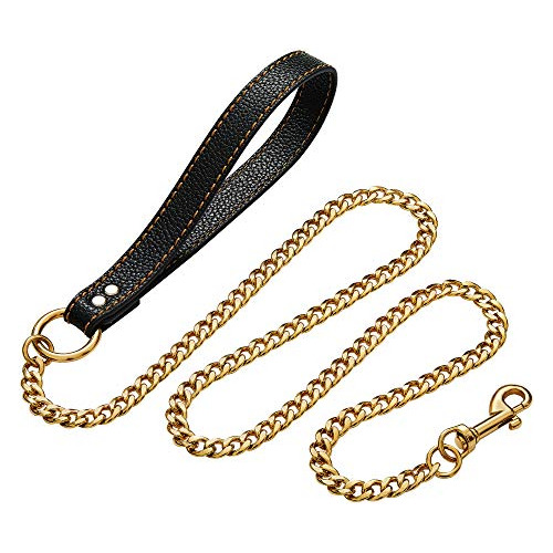 3ft-4.5ft Heavy Duty Chains Stainless Steel 18k Gold Plated 