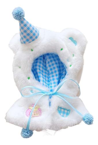 Ropa De Muñeca De Felpa De 15cm, Ropa De Vestir, Azul