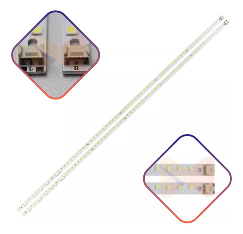 Kit 2 Barras De Leds Tv Panasonic Tc-l42e30b 42e30b Nova