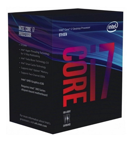 Micro Intel Core I7 8700 S1151 Box