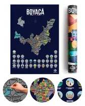Comprar Mapa Boyaca Decorativo Para Raspar Scratch Mapa Viajero