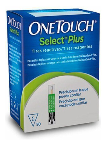 Kit 10 - Tiras Onetouch Select Plus - 50 unidades
