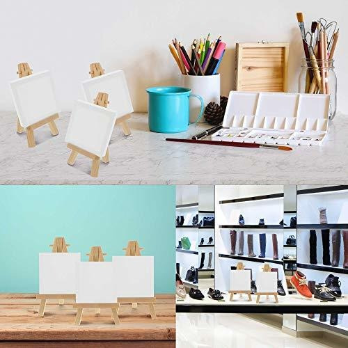 Imagen 5 de 5 de U.s Art Supply Caballete Madera Natural 12 Soporte Para