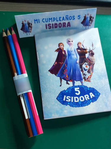 12 Libritos Para Colorear Personalizados +creyones O Lápices