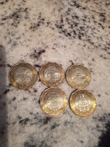 Monedas De 20 Pesos Comemorativas