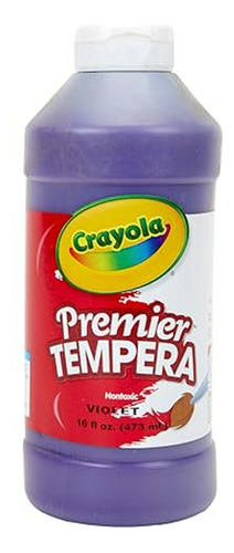 Crayola Al Temple Pintura Violeta Niños, 16 Oz