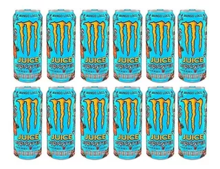 Monster Energy Mango Loco 473ml Lata Energizante X12 Oferta