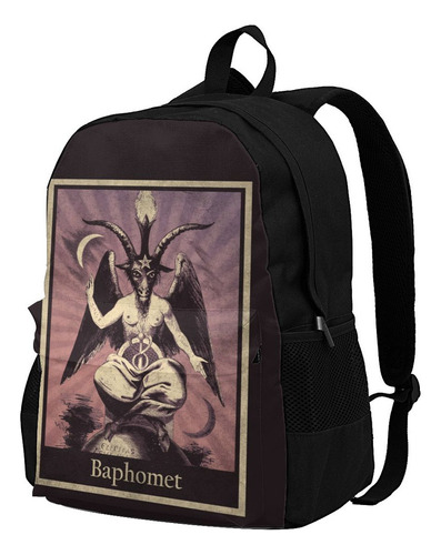 Baphomet Sabbatic Goat Devil Mochilas Satán Steven Rhodes F