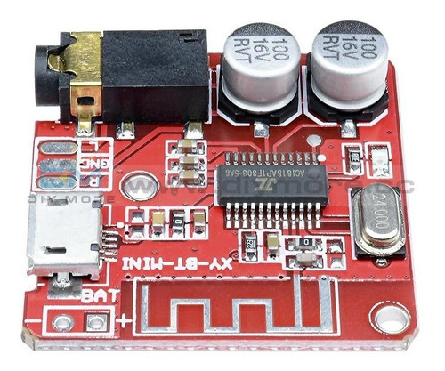 Imagen 2 de 10 de Modulo Audio Receptor Bluetooth 4.1 Ble Stereo Miniplug Hobb
