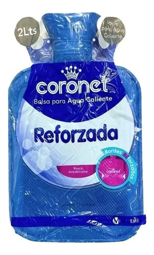 Bolsa De Agua Caliente Coronet Reforzada Tapa Con Rosca 2lts