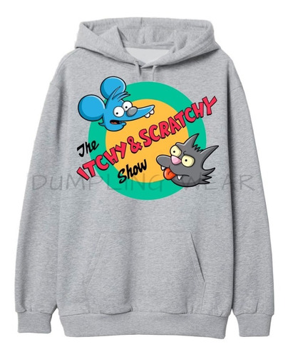 Buzo Canguro Tomy Y Daly The Itchy And Scratchy Show Simspon