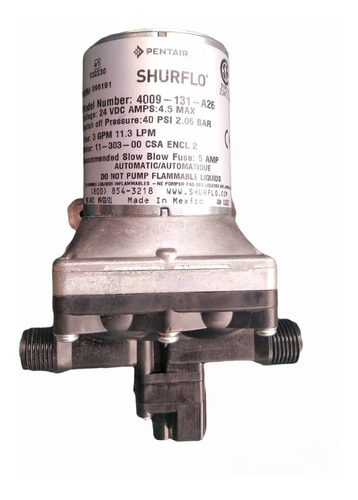 Bomba De Agua Para Baño De Autobus Volvo O Irizar 24v, 40psi