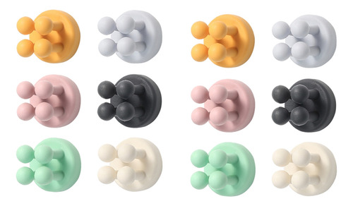 Soporte De Silicona Para Cepillos De Dientes, Gancho Multifu