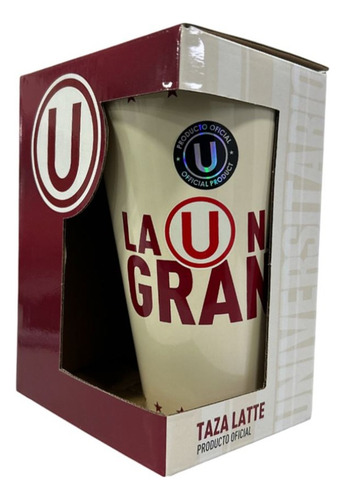 Taza Latte 360 Ml Universitario De Deportes Producto Oficial