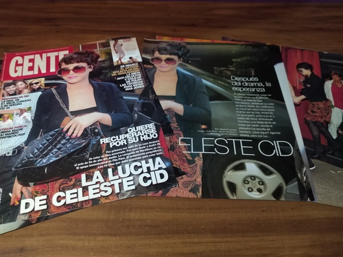 (rt996) Celeste Cid * Tapa Revista + 5 Paginas * 2009