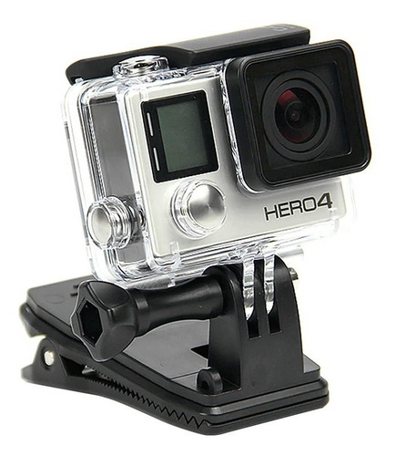 Imagen 6 de 8 de Clip Soporte Montura Giratorio 360° Para Gopro 10 9 8 7 6 5