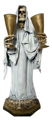 Escultura Grande Muerte De Copas (50 Cm), Hecha Con Resina.