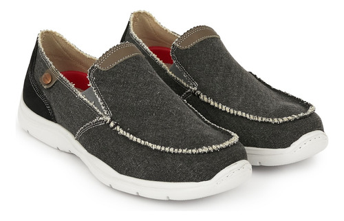 Alpargata Hombre Tela Confort Mocasin Elastico Briganti Goma