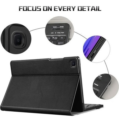 Imagen 6 de 12 de Funda De Teclado Para Tablet Pc Para Samsung Galaxy Tab A7 1
