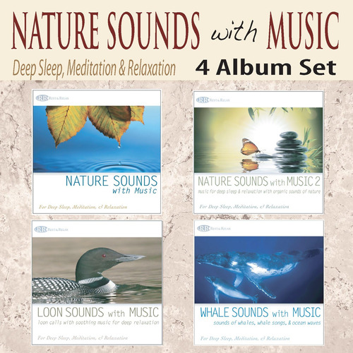 Cd: Set De Álbum Nature Sounds With Music 4: For Deep Sleep