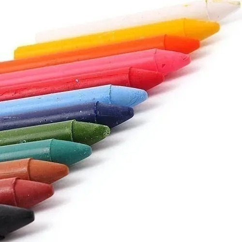 Imagen 2 de 3 de Set De 12 Crayones Cera Jumbo Colores Dibujar Faber Castell