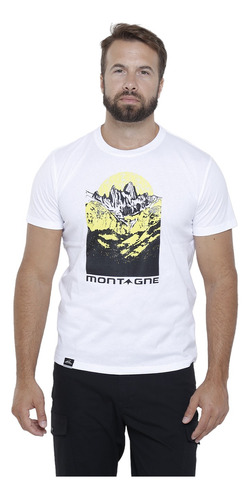 Remera De Hombre Manga Corta Tebas Montagne Calce Clásico