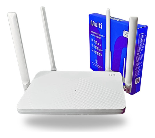 Roteador Easymesh Ac1200 Giga 4 Antenas - Multilaser Re022