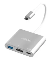 Comprar Hub Convertidor 3 En 1 Usb Tipo C A Hdmi 4k Usb 3.0 Usb C