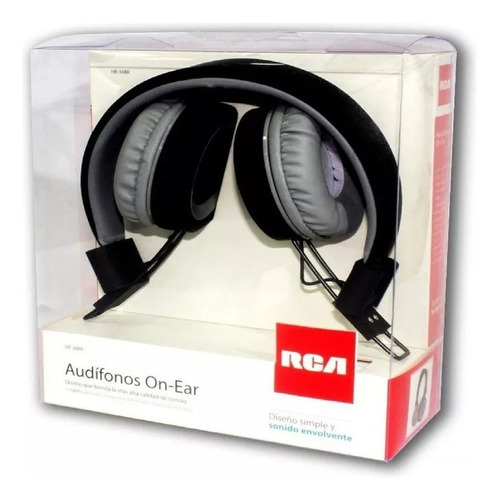 Audífonos On-ear Rca Hr-38bk / Tecnocenter Color Negro