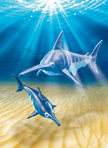 Imagem 3 de 3 de Playmobil Animais Marinhos - Peixe Espada E Filhote - 9068