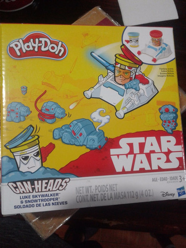 Star Wars Plastilina Disney Play-doh Caja Con 4 Piezas